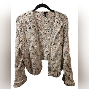 moon & madison Speckled Knit Cardigan